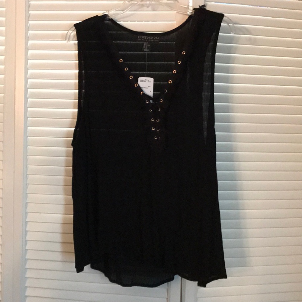 Forever 21 Plus, black tank top